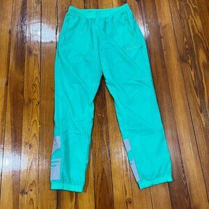 adidas Teal Joggers with Reflective Panels